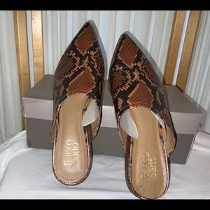 Franco Sarto Rayna Pointed Toe Mules